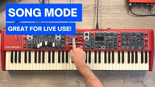 Nord Stage 3 - Using Song Mode
