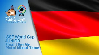 10m Air Pistol Mixed Team Junior Final - 2023 Suhl (GER) - ISSF World Cup Rifle/Pistol