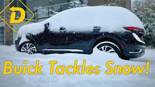 The All New 2021 Buick Envision Looks Good. Especially In Snow.