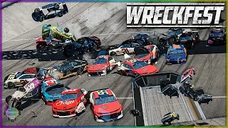 ROCK BOTTOM SUPER RACE! | Wreckfest | NASCAR Camaro's