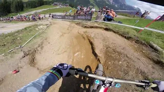 Gee Atherton Leogang DH World Cup Finals 2018 on GoPro