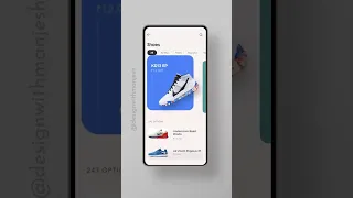 Shoe E-commerce Mobile UI Design #uidesign #ui #tutorial #uxdesign #figmatutorial #figma