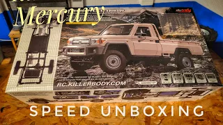 Speed Unboxing: #rc Killerbody Mercury LC 70 Scale Chassis 1:10