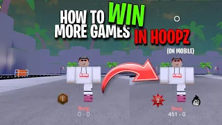 HOW TO GET BETTER AT HOOPZ ON MOBILE! (WIN MORE GAMES) | ROBLOX HOOPZ!