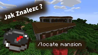 Jak znaleźć łatwo ZNALEŹĆ STRUKTURY w Minecrft | Leśne dwory, Wioski ?