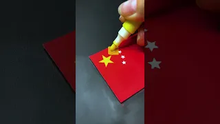 Drawing the flag of China 🇨🇳 What’s next? #art #creative #painting