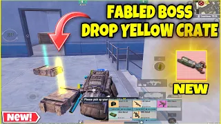 Metro Royale Fabled Boss Drop Yellow Crate In MAP 4 | PUBG METRO ROYALE CHAPTER 20