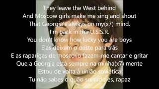 Back in the U S S R com lyrics e tradução em português(Paul McCartney)