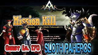 Quest List Lv.170 Kill Sloth Paheros For 3,000 Platinum Coin Atlantica Online Th