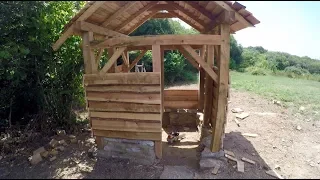 Off Grid Solar Shower and compost toilet part 2