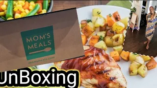 Moms Meals Unwrapping & Taste Test |Low Sodium Meal Delivery Service