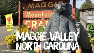 Exploring All Around Maggie Valley, NC! Fall Decorations and Fun Sights