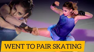 Alena Kostornaya switched to pair skating.