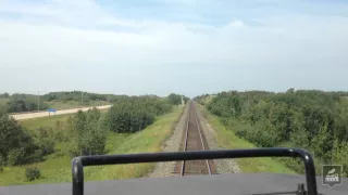 60 mph Freight Train on Wainwright Sub