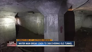 Underground tunnel discovered at 27th and Cleveland