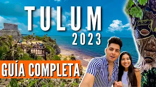 TULUM 2023 🔴 Guía COMPLETA | Cuánto cuesta? | SARGAZO? | Zona Arqueológica y Hotelera + Cenotes  E-5