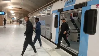 RER E La Défense - MI2N Eole, Z 50000 et RER NG