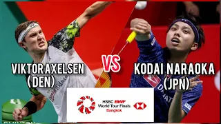 Viktor Axelsen World No.1 almost lose to Kodai Naraoka | Semifinals | BWF World Tour Finals 2022