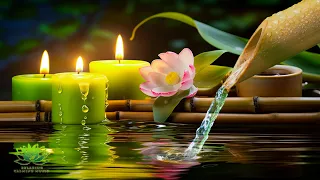 Relaxing Piano Music Bamboo Water Fountain, Sleep Music,Relaxing Music,Meditation Music, Water Sound