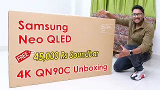 Ultimate Gaming TV 2023..? 🤯 Samsung Neo QLED 50" 4K 144Hz QN90C TV Unboxing ⚡️