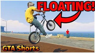 "The Floating BMX" Trick In GTA! - GTA #Shorts