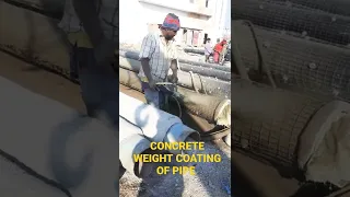 #concrete #weight #coating #pipeline #river #guniting #shotcret #project #submerge #welding #cube