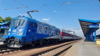 Vlaky Břeclav 10.8.2022 a 15.8.2022