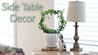 Side Table Decorating, Homekeeping, Slow Living