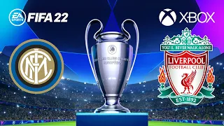 FIFA 22 - Inter vs. Liverpool - UEFA CHAMPIONS LEAGUE - Full Match XBOX Gameplay - HD