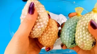 Making Big Crunchy Slime with Balloons - Slime Balloon Tutorial