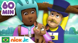 Patrulha Canina | Uma hora com a Patrulha Canina salvando os prefeitos | Nick Jr. em Português