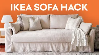 IKEA Sofa Hack | DREAM Couch Makeover at Home | THA #16