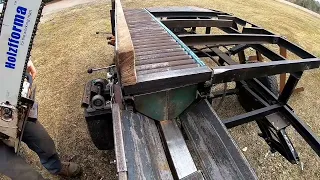 Homemade firewood processor walk around