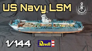 [Full Build] US Navy LSM (Landing Ship Medium) - 1/144 Revell