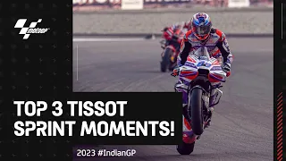 Top 3 #TissotSprint Moments! 🏃‍♂️ | 2023 #IndianGP