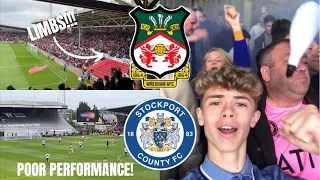 CHAOS as we are DEMOLISHED by Wrexham | Wrexham vs Stockport County Match Day Vlog (ALL GOALS)