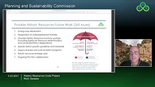 Planning and Sustainability Commission 03-23-2021