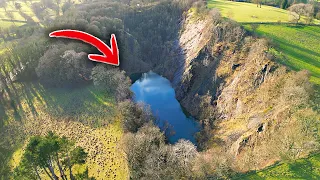Fishing an old ABANDONED Quarry... Then something CRAZY happened! 😯