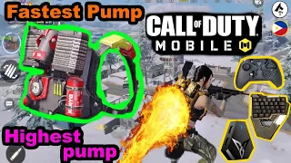 Fastest and Highest Pump Class Trick on COD Mobile using Flydigi