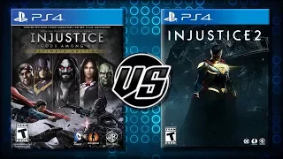 Injustice 1 VS Injustice 2