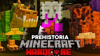 24H w ŚWIECIE DINOZAURÓW w MINECRAFT HARDCORE!