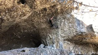 Sanjski Par Extension (9a) climbed by Nico Ferlitsch