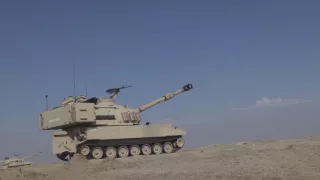 2016 M109 PALADIN HOWITZERS IN ACTION +ARMY HEAVY ARTILLERY LIVE FIRE