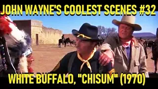 John Wayne's Coolest Scenes #32:  White Buffalo, "Chisum" (1970)