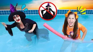 REGRAS DE CONDUTA PARA CRIANÇAS E ANIMAIS NA PISCINA - Mileninha Learn Rules of Conduct in the Pool