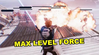 Star Wars Jedi Survivor - MAX LEVEL FORCE Gameplay