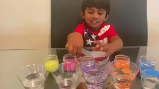 Science Experiment for kids to show Magic sand properties!