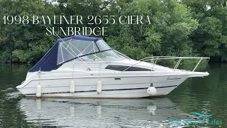 1998 Bayliner 2655 Ciera Sunbridge - £24,950