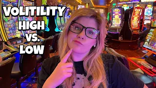 Low Vs. High Volatility Slot Machines in Las Vegas! 🥊