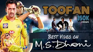 KGF-2 Toofan Song Hindi FT MS Dhoni | KGF Chapter 2 | Tribute to Ms Dhoni Birthday Special | Status